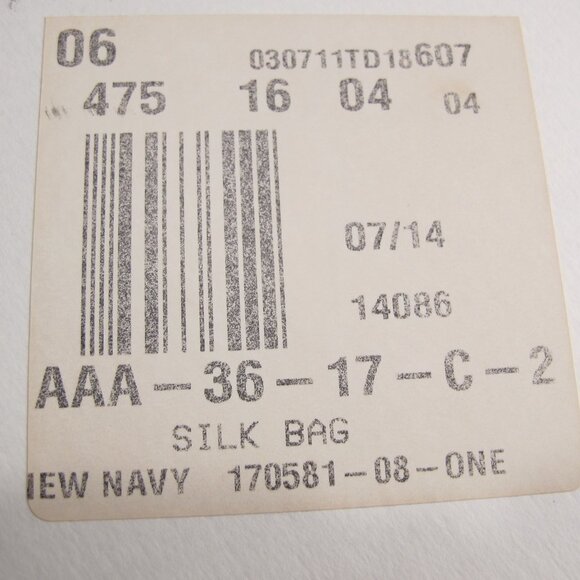 Talbots navy silk evening purse with braided handle - Picture 4 of 11